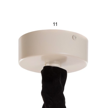 Ceiling lamp "Sokl" beige 1x40W, E27, 52x52x57 cm-4