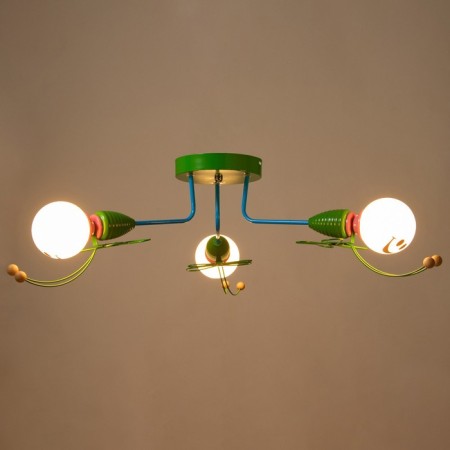 Causte "Bukashki" 3he27 Green 58x58x25 cm Bayerlux-2