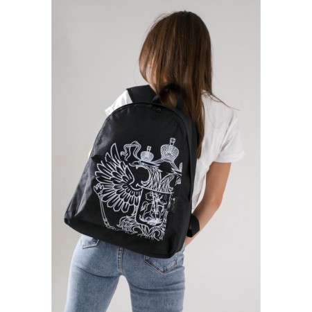 Ryukzak "Emblem", 33x13x40, lightning department, n/pocket, black-7