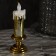 LED figure "Candle with a snowman" 7 × 20 × 7 cm, plastic, batteries AAAX2 (not in the kit), glow warm white