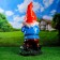 Garden figure "Dwarf with a shovel" 58x26cm