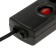 Luazon Lighting network filter, 5 outlets, 3 m, 2200 W, 3x0.75 mm2, 10 A, 220 V, with a fuse, black