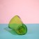 Pot for orchids, 1.3 l, 13.6 × 14.1 × 20 cm, plastic, transparent green