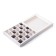 Folding box under 25 sweets, white, 22 x 22 x 3.3 cm