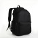Youth backpack, 2 lightning departments, external pocket, with USB, black color