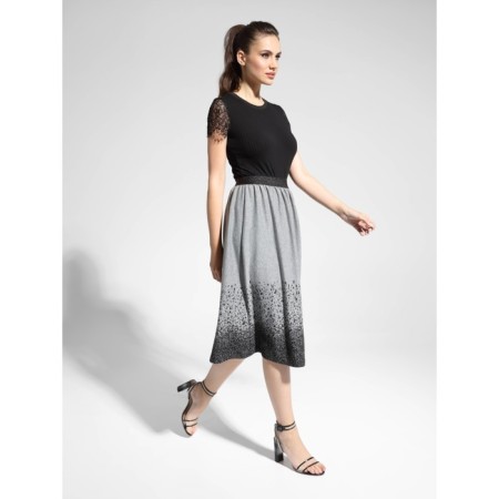 Women's skirt Dore, size s, color Grey Gradient-1
