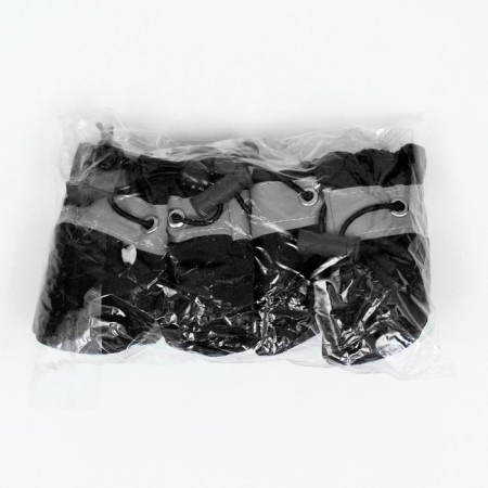 Dog boots "comfort" with weighting, set 4 pcs, size 1 (3, 5 x 2, 5 cm) black-4