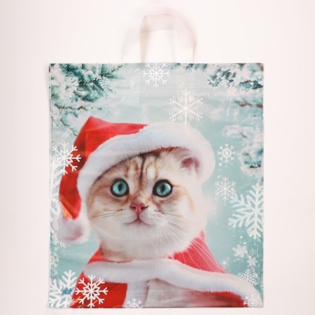 Puff "Fluffy expectation", polyethylene with a loop pen, 42x38 cm, 35 μm