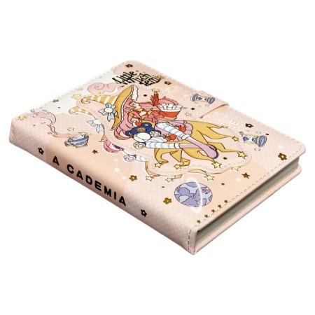 Gift notebook, A6, 100 sheets, a colored block, with a curly knife on a magnet, "anime", mix-5