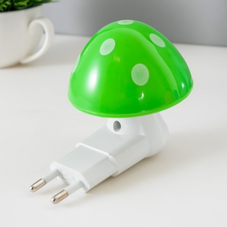 Nightmare "White Mushroom", with a light sensor 7x7 cm, mixalux mix-2
