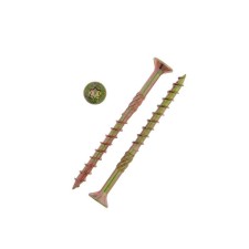 Саморез конструкционный INFIX, 6х80 мм, потай, Torx 30, желтый цинк, 100 шт.