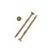 Structural Self -tapping infix, 6x80 mm, hide, Torx 30, yellow zinc, 100 pcs.