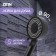 Shower watering can Zein Z3526, D = 90 mm, 5 modes, black