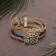 Bracelet "Magic of Signs" owl and infinity, l = 17 cm, color brown-red