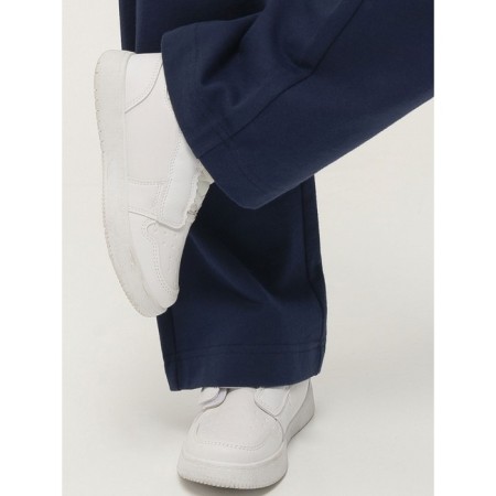 Pants for girls, height 104 cm, dark blue color-4