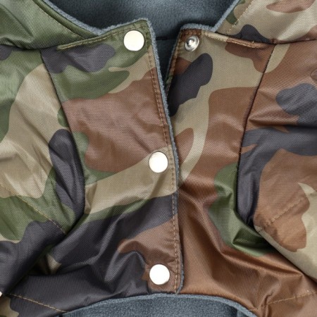 Zimovye jumpsuit for animals “Camouflage”, L (DS 28-30, Osh 32, OG 36-40 cm), mix-10