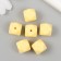 Busina silicone "polyhedron" beige d = 1.4 cm