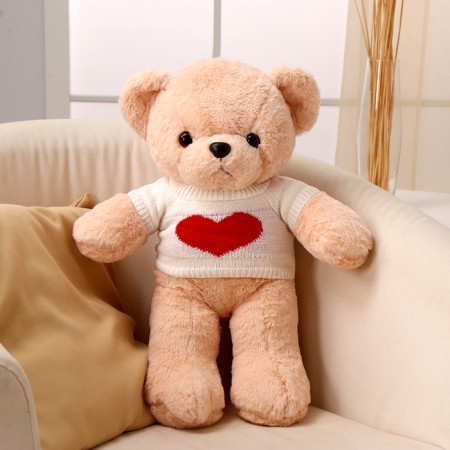 Soft toy "Bear", in a white sweater, 50 cm-6