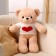 Soft toy "Bear", in a white sweater, 50 cm