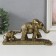 Souvenir Polystone "The elephant with an elephant on a walk" 21x8x10.8 cm