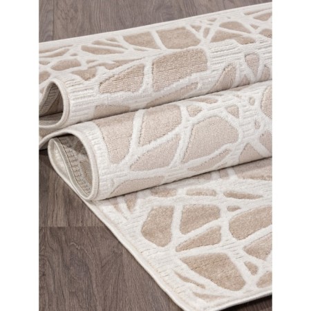 Rectangular carpet Merinos Miranda, size 100x200 cm, color Beige-3