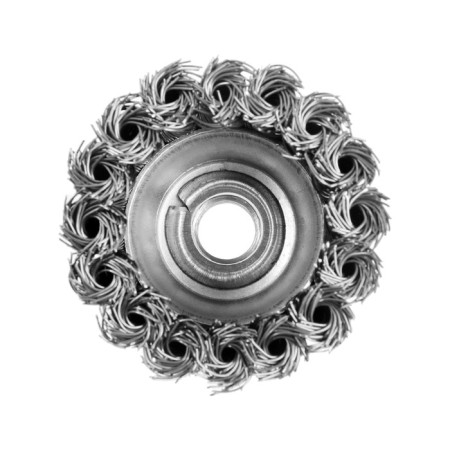 Metal brush for Ushm scrap, twisted wire, "cup", M14, 65 mm-3