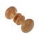Plastic handle, d = 70, color light wood