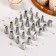 Set of pastry nozzles, d = 2 cm, 24 pcs, in the case, mix nozzles