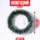 Decor "New Year's Wreath", set of 3 pcs., Size 1 pc. -6.5 cm, the color is light green
