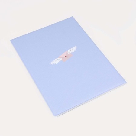 Feast for family documents, 4 sets, lilac-blue color-1