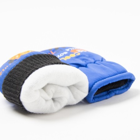 Baby mittens, blue color, size 16 (8-10 years)-2