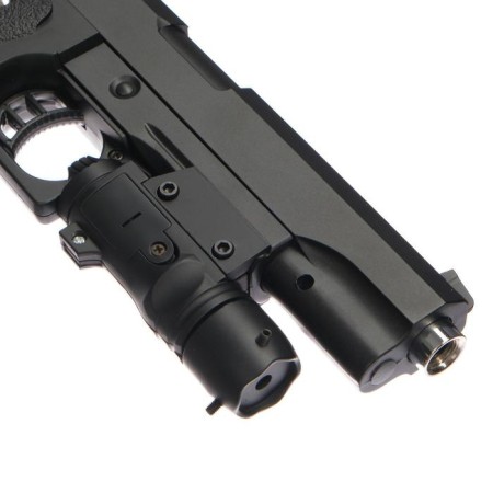 Strikeball gun "Galaxy" Colt 11PD, with a silencer, with a laser sight, feces. 6 mm-5