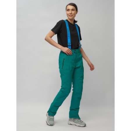 Ski costume is female, size 50, turquoise color-13