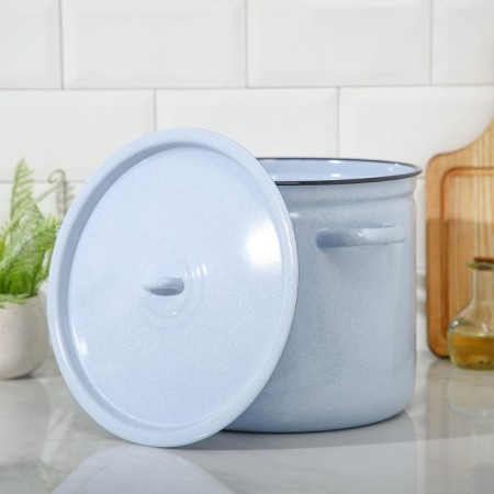Pan 12 l, without decolleys, induction, metal lid, color mix-1
