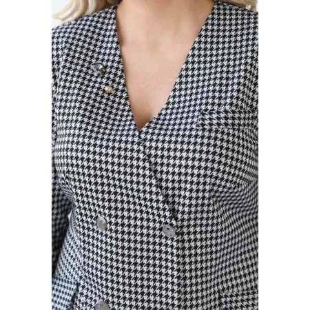 Women's dress, size 52, gray color-1