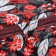 Casket for needlework "Poinsettia on black" 19x26x14.5 cm