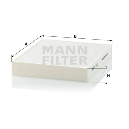 Salon filter Mann-Filter CU2442-1