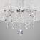 Allata chandelier, 5x40W E14, chromium color