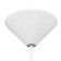 Susage "cone" 1x15W E27 Model: BR 00267 White 25x25x15cm