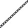 Metal leash, 120 cm x 2 mm, black