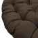 Billy swing pillow, diameter 115 cm, brown color