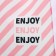 Women's beach bag "Enjoy", 39x32 cm, pink
