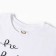 Pajamas for a girl, white color/bee, height 122 cm