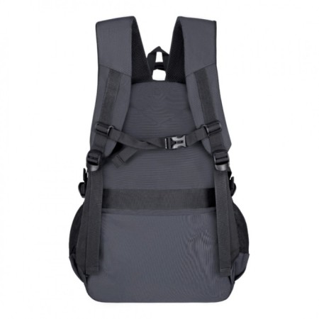 Youth backpack 43 x 30 x 17 cm, Merlin, XS9226 Gray-2