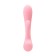 Unrealistic vibrator Satiffyer Triple OH, 24 cm, silicone, pink color