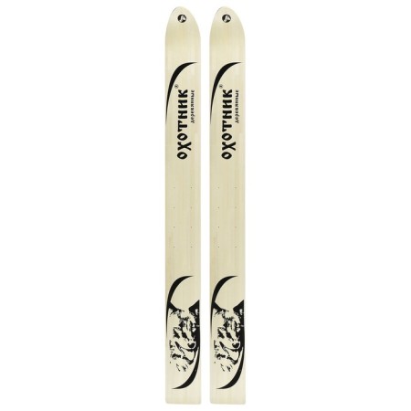 Wooden “Hunter” skiing, 165 cm, Mix colors-2