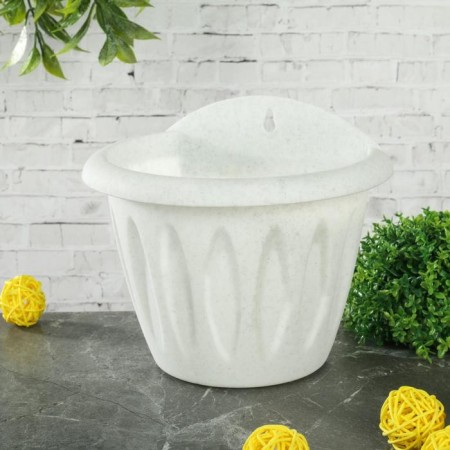 Kashpo wall “Felicia”, 1 l, d = 16 cm, marble color-10