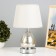 Table lamp 16712/1 E27 40W chrome 22x22x32 cm Risalux