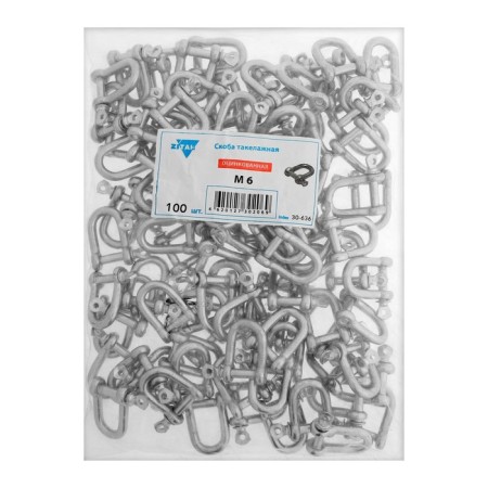 Touching bracket, type of line, 6 mm, zinc, 100 pcs-4