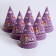 Paper cap “Happy Birthday”, animals, set 6 pcs in a set